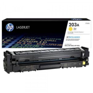 HP 203A Original Toner Cartridge- Yellow -CF542A-HP LaserJet Toner