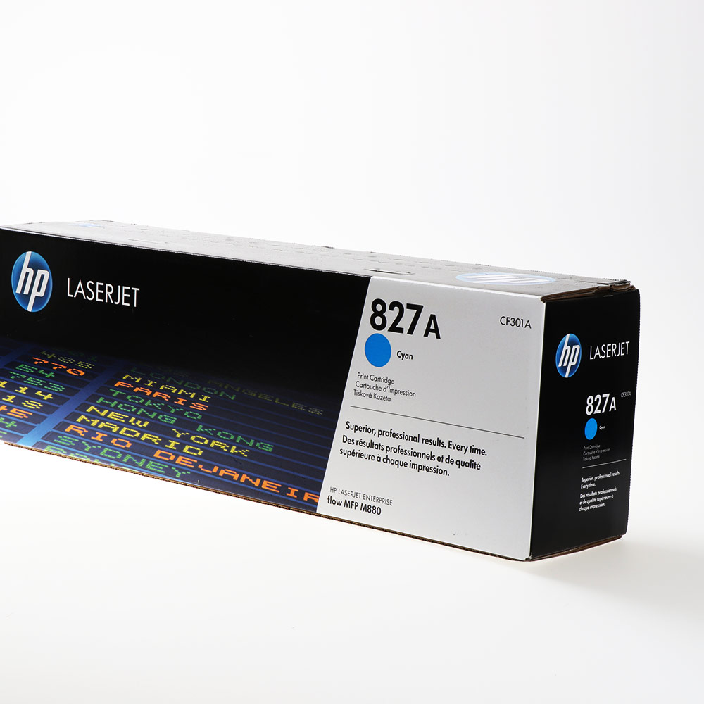 HP 827A Original Toner Cartridge - Cyan - CF301A - HP LaserJet Toner